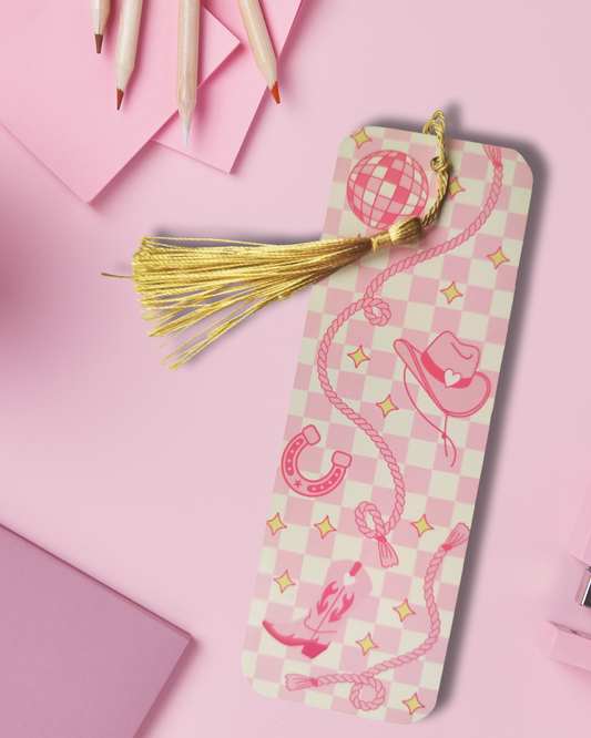 Cowgirl/Cowboy Disco Bookmark