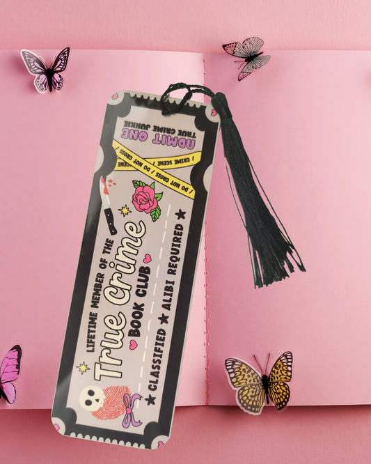 True Crime Book Club Bookmark