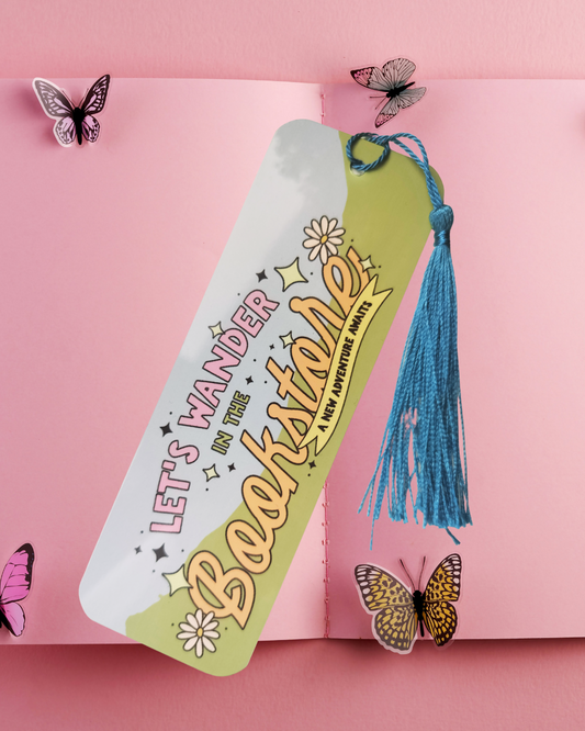 Let's Wander Around A Bookstore Bookmark
